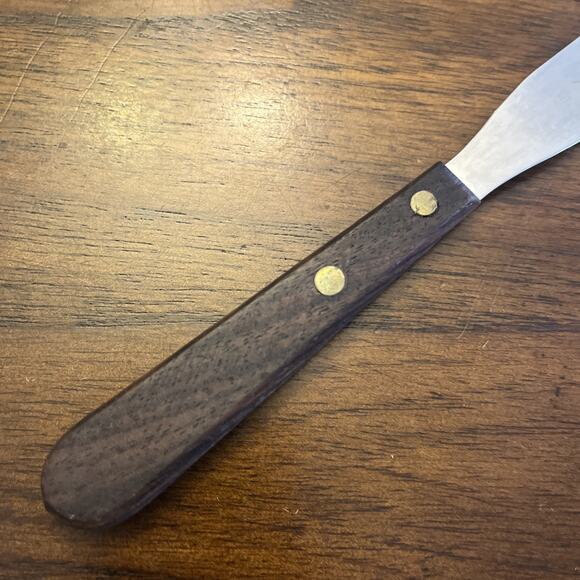 Vintage SS Wilton Flat Cake Icing Decorating Spatula 4.25” Blade Made in Japan - Picture 8 of 12